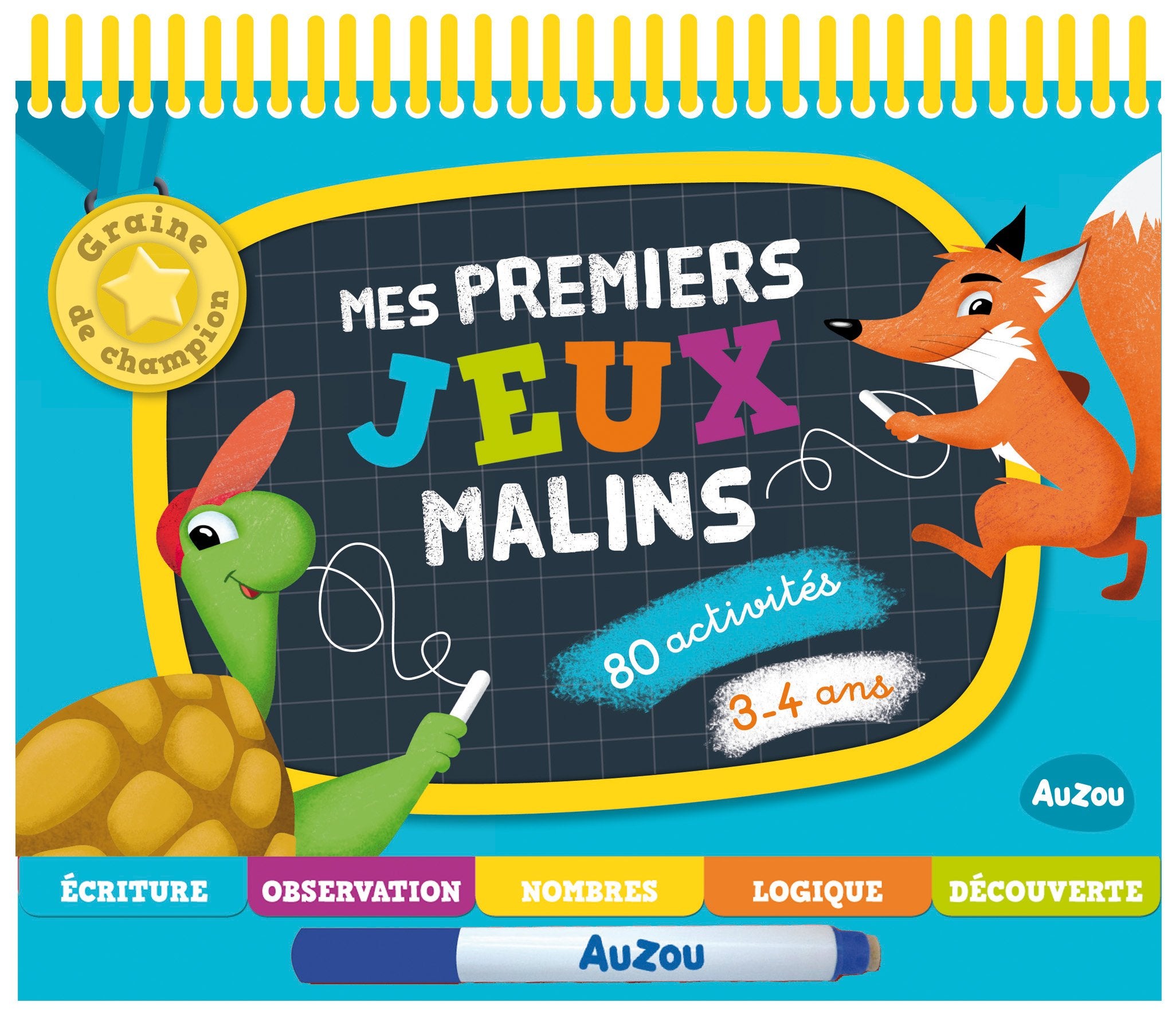Mes premiers jeux malins - Graines de Champions (3-4 ans) book