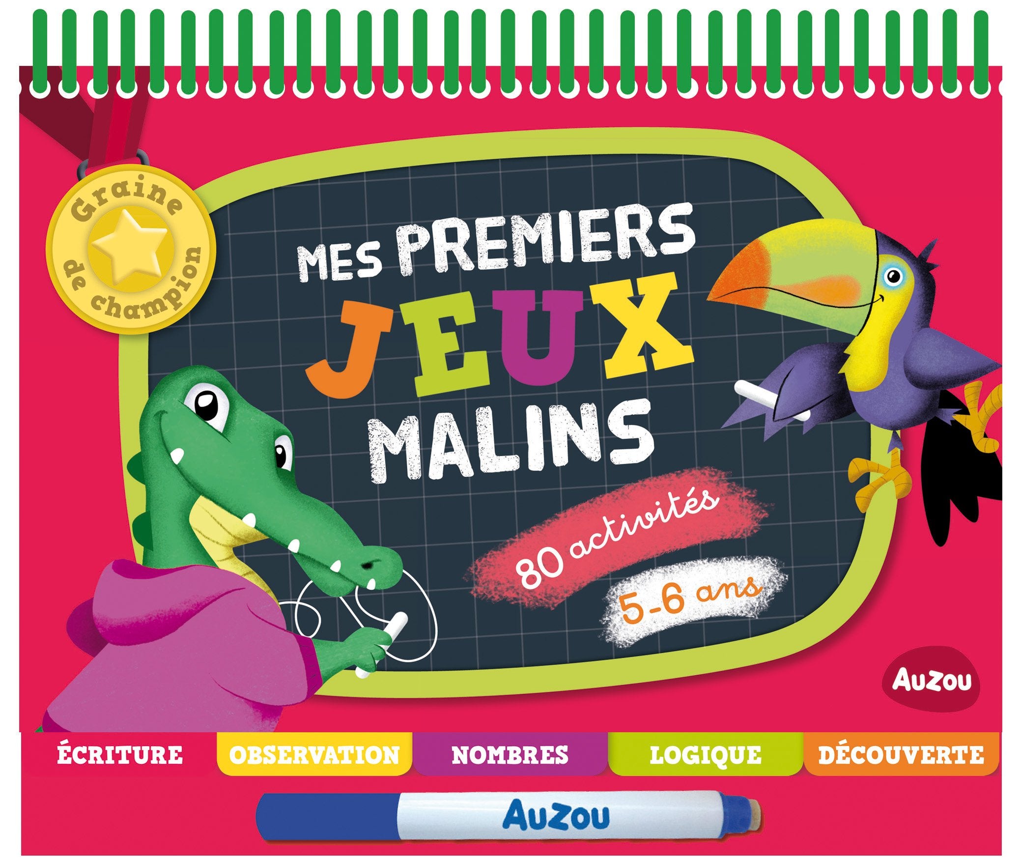 Mes premiers jeux malins - Graines de Champions (5-6 ans) book