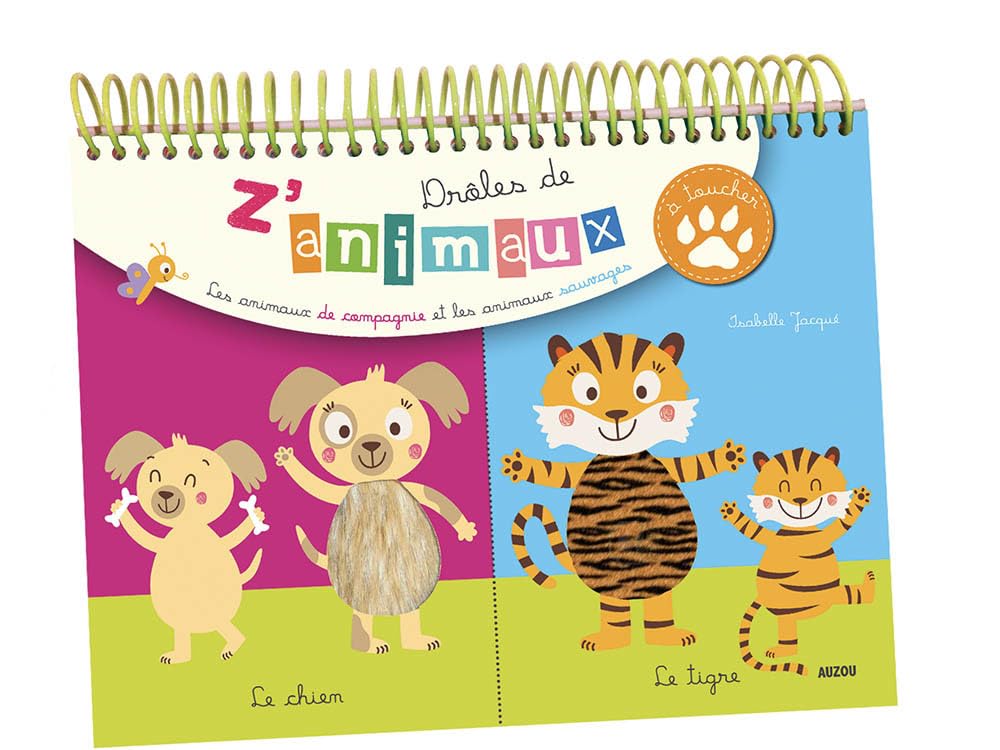 Drôles de zanimaux à toucher 3 - Animaux de compagnie et animaux sauvages book