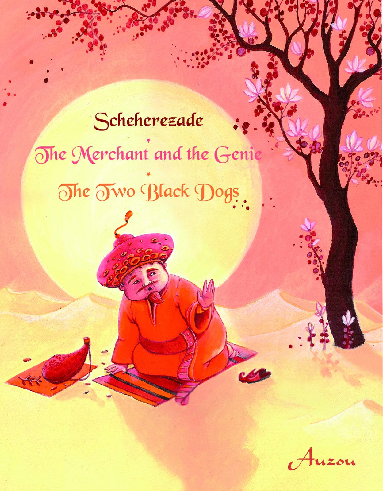 Sheherazade, The Merchant and the Genie, The Two Black Dogs book