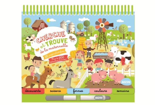 CHERCHE ET TROUVE DE LA MATERNELLE: Avec 1 stylo Children's books