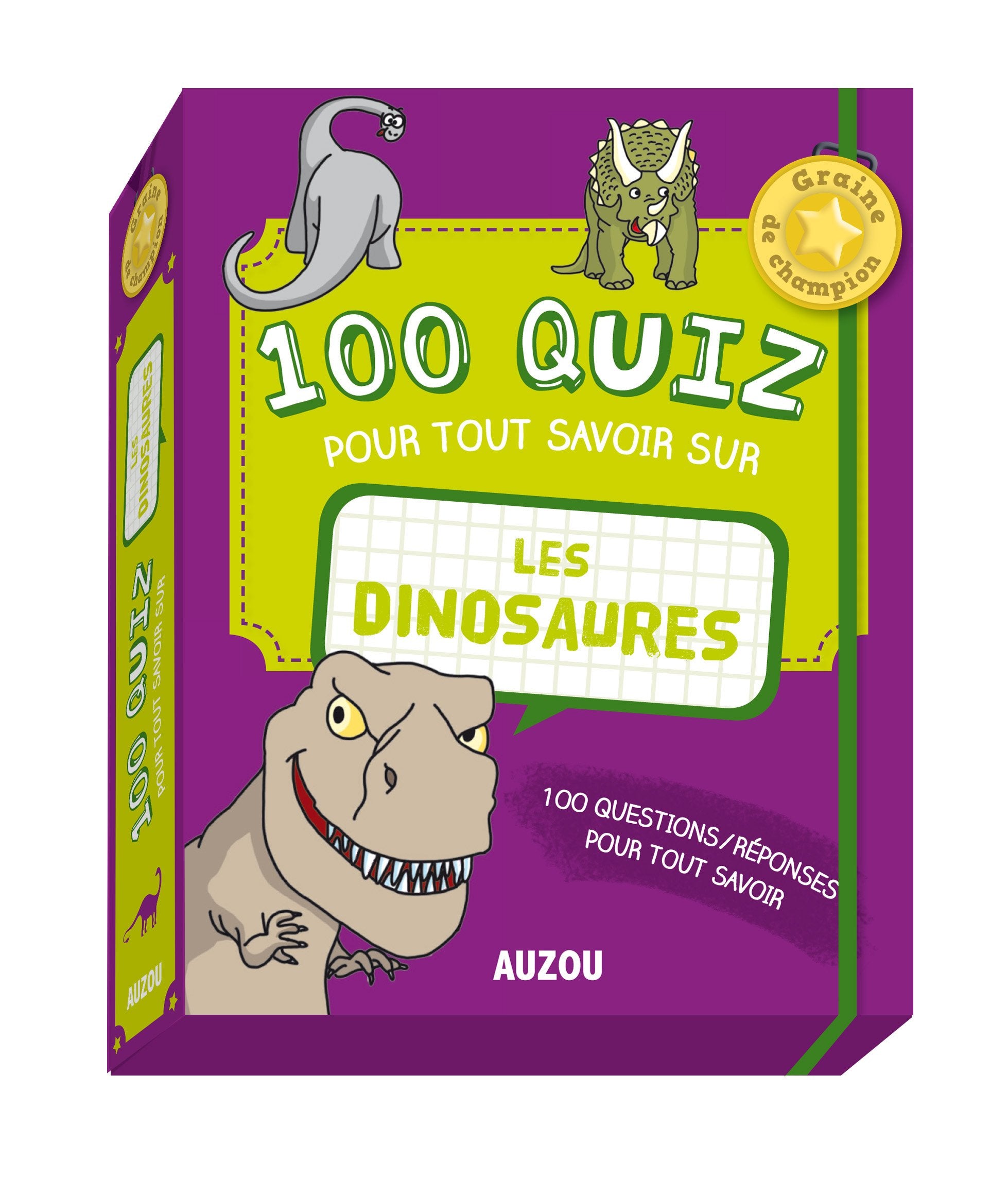 100 quiz pour tout savoir sur les dinosaures Children's books