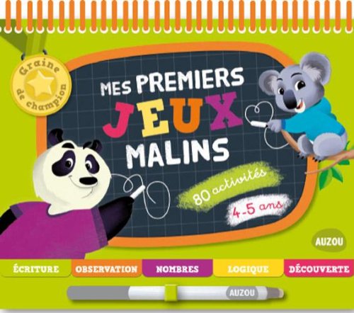 Mes premiers jeux malins 4-5 ans - Nouvelle Edition book