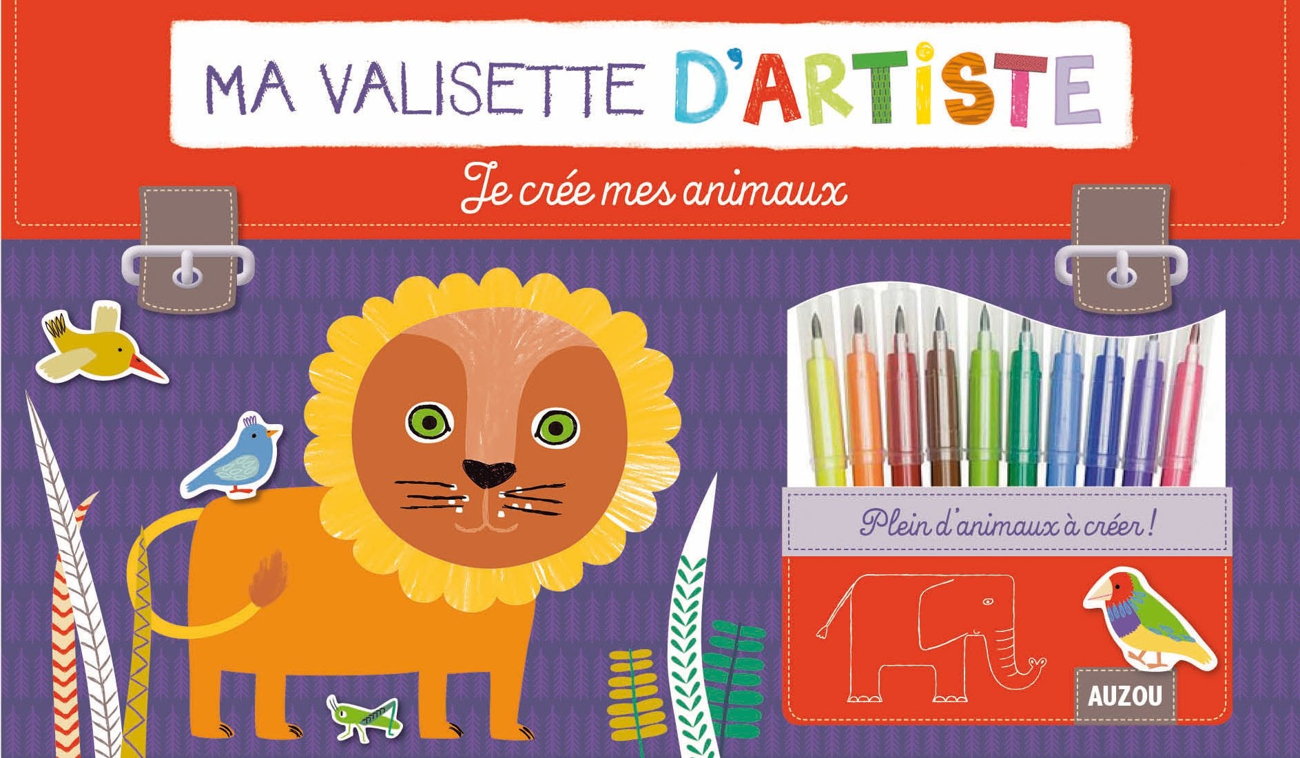 JE CREE MES ANIMAUX (COLL. MA VALISETTE D'ARTISTE) book