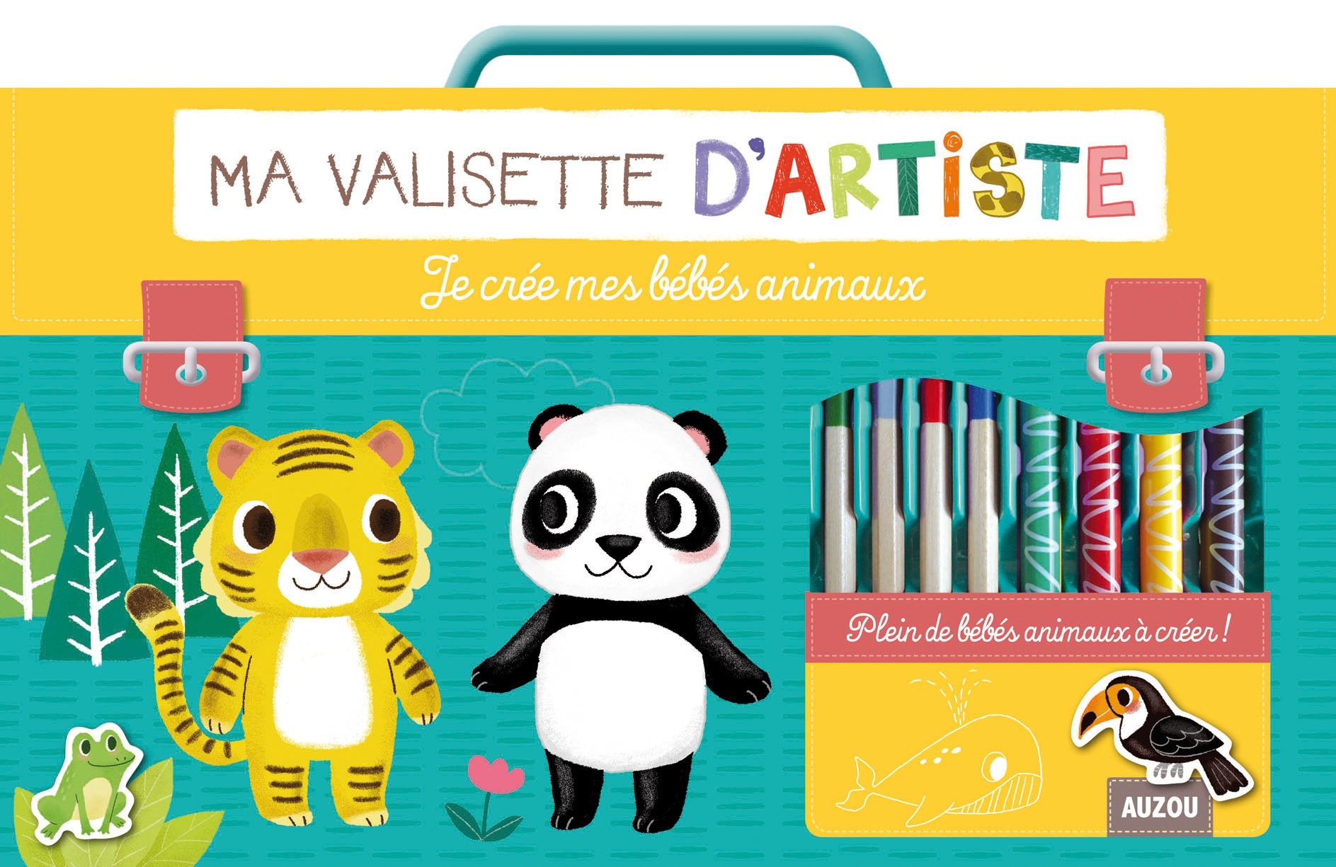 JE CREE MES BEBES ANIMAUX (COLL. MA VALISETTED'ARTISTE) book