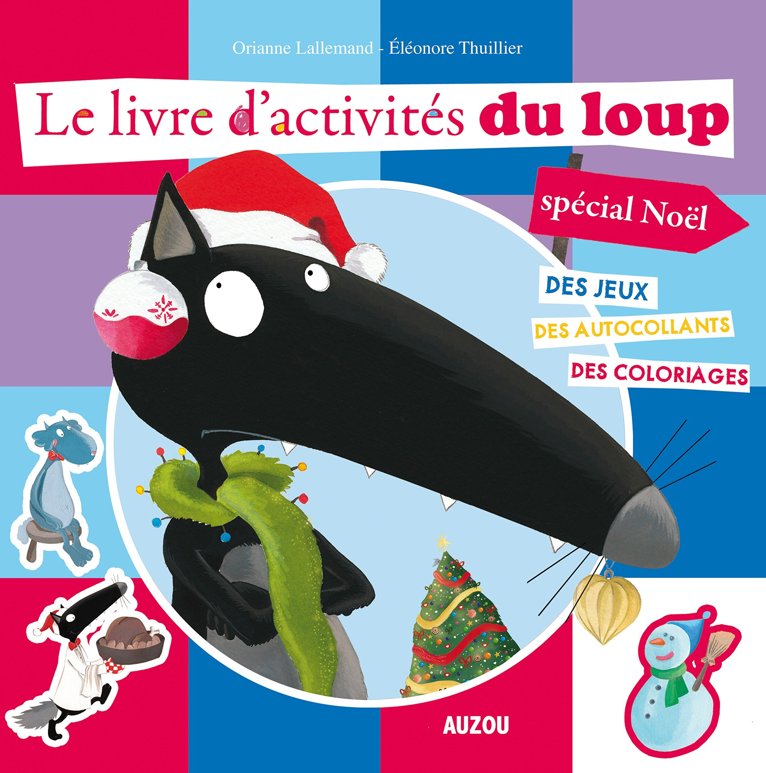 LE LIVRE D'ACTIVITES DU LOUP SPECIAL NOEL: Spécial Noël Children's books