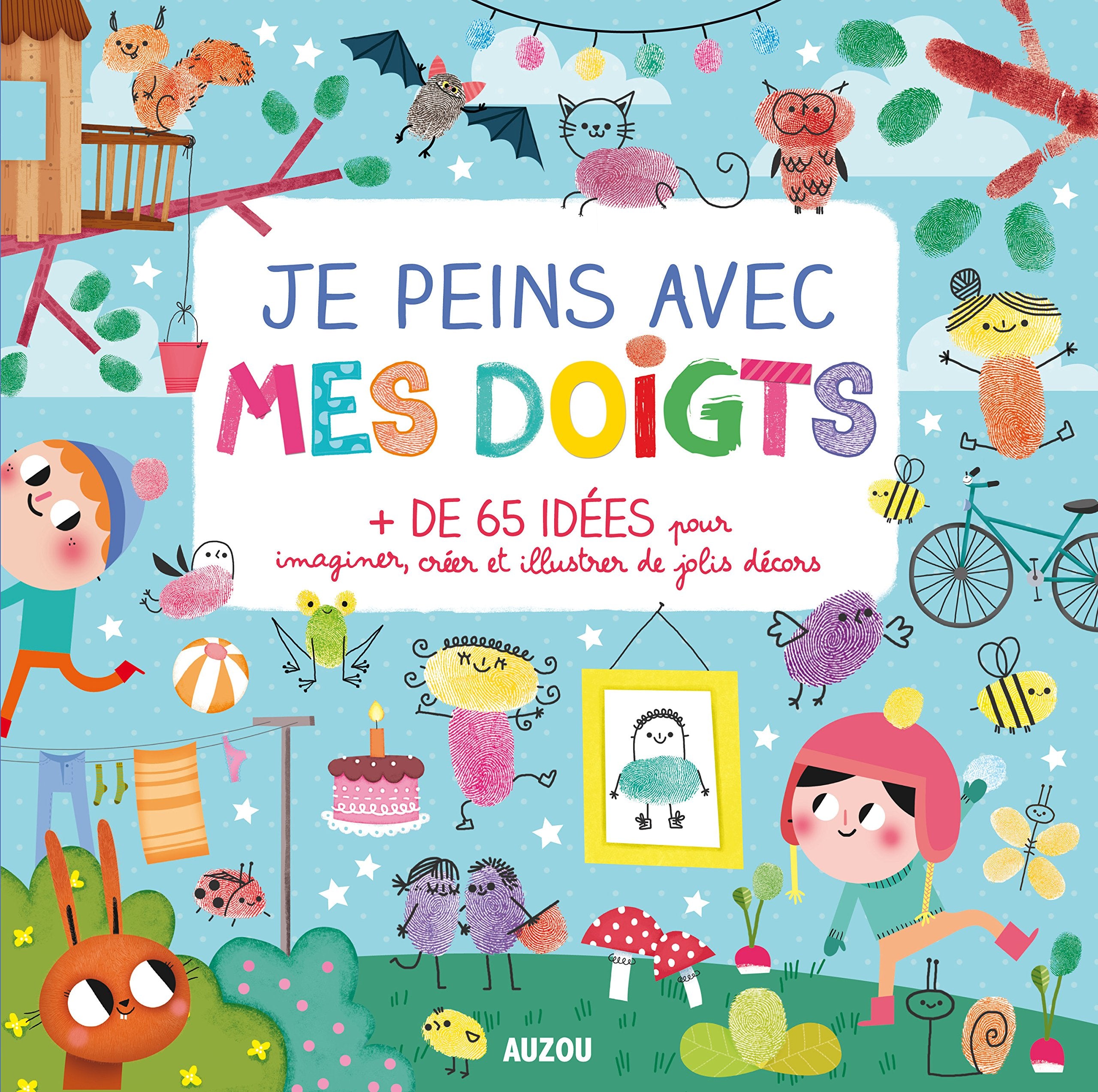 JE PEINS AVEC MES DOIGTS Children's books