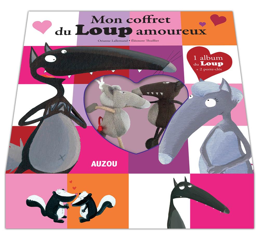 MON COFFRET DU LOUP AMOUREUX + 2 PORTE-CLES book