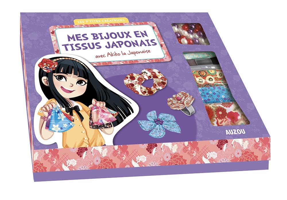 MES BIJOUX EN TISSUS JAPONAIS AVEC AKIKO LA JAPONAISE (COLL. LES P'TITES CREATRICES) book