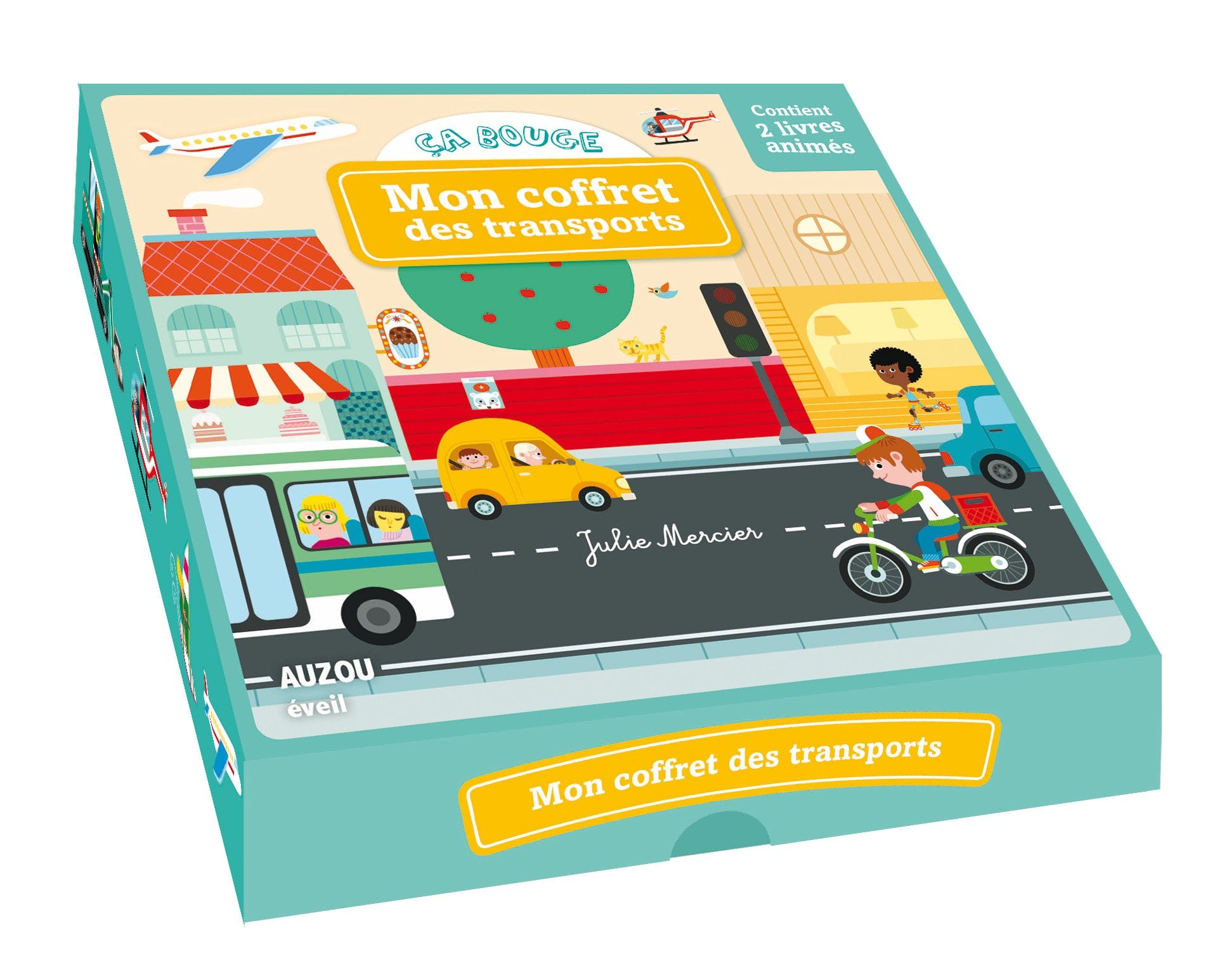 MON COFFRET DES TRANSPORTS (COLL. CA BOUGE): Contient : Les transports / Les transports sur la terre Children's books