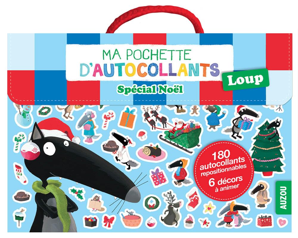 MA POCHETTE D'AUTOCOLLANTS LOUP - SPECIAL NOEL book