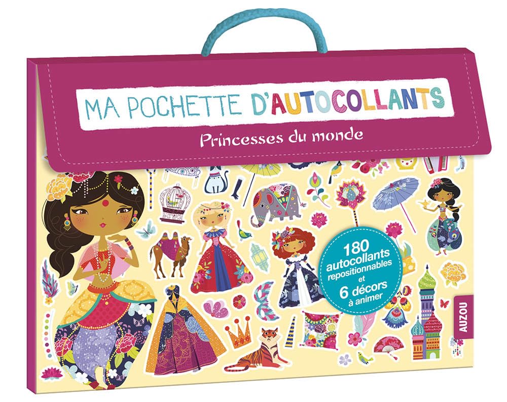 Ma pochette d'autocollants : Princesses du monde book