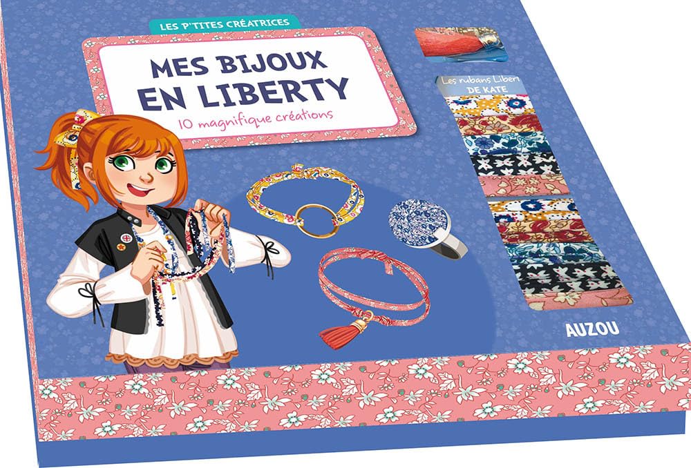 Les p'tites Créatrices - Coffret mes bijoux en liberty 2 (avec Kate l'anglaise) book