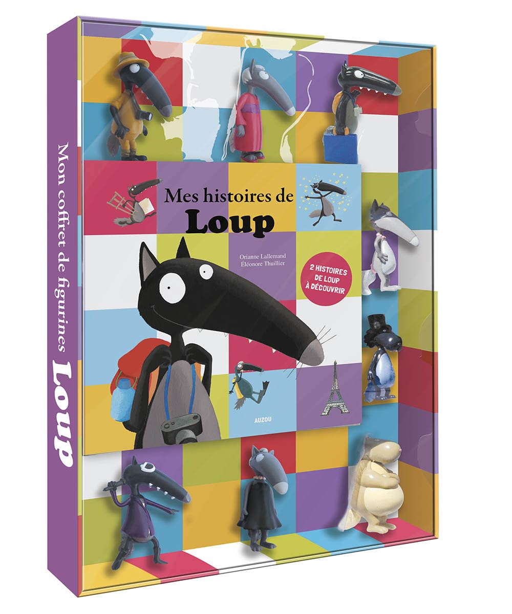 COFFRET LOUP 8 FIGURINES+RECUEIL (ARTISTE+VOYAGE) book