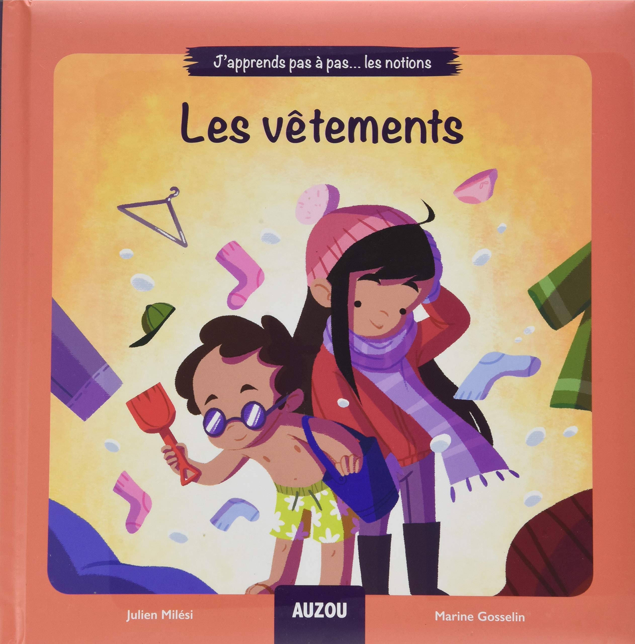 J'apprends pas-à-pas : notions - vêtements book