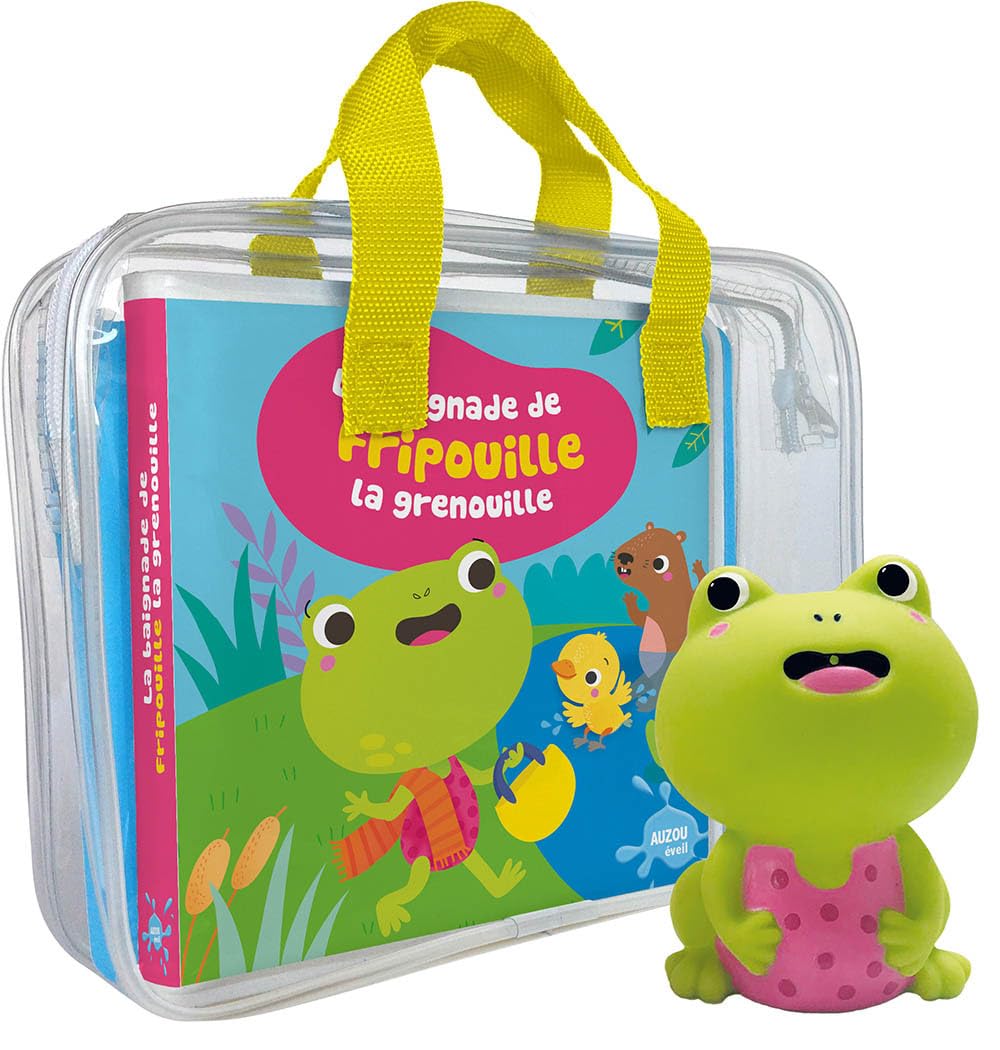 Mon premier livre de bain - La baignade de Fripouille la grenouille book
