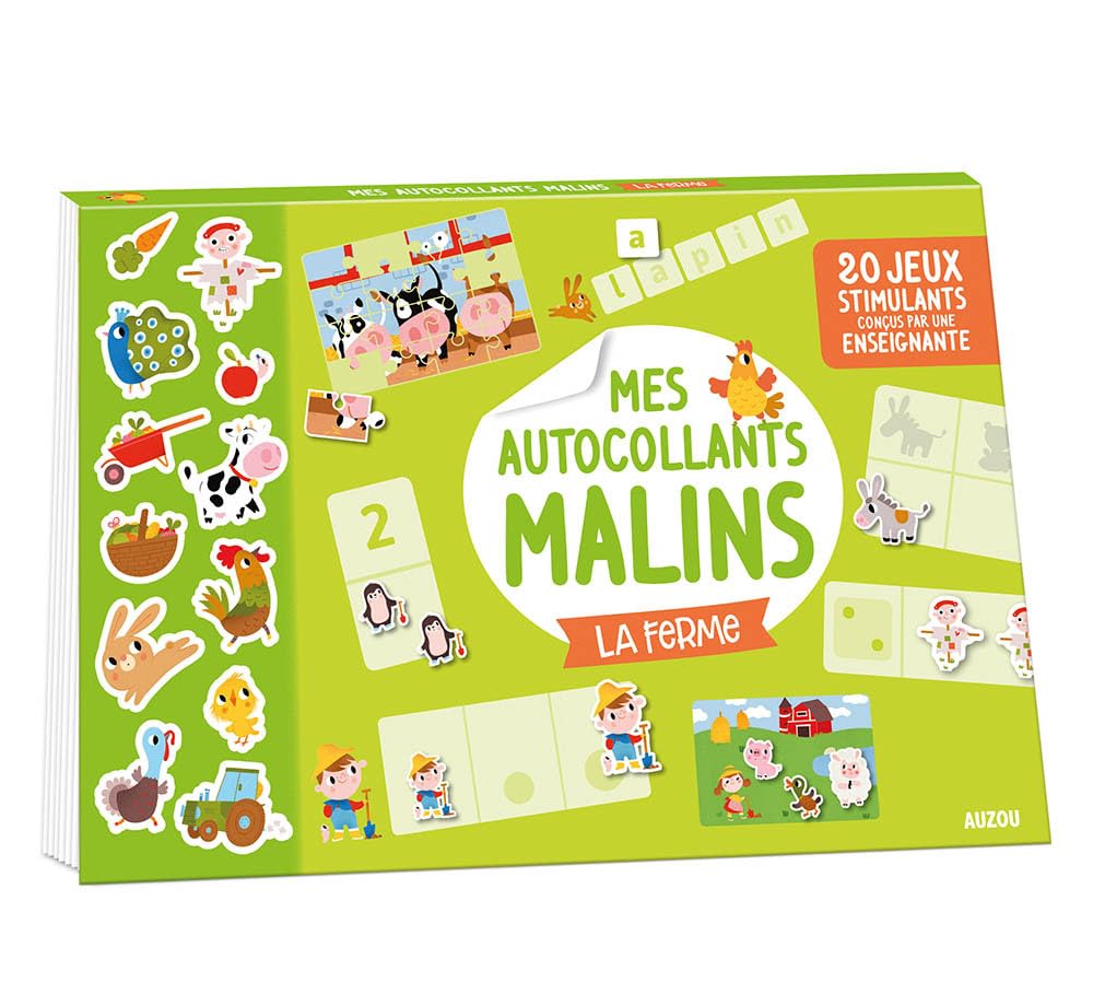 MES AUTOCOLLANTS MALINS - LA FERME Tiptoi & Games