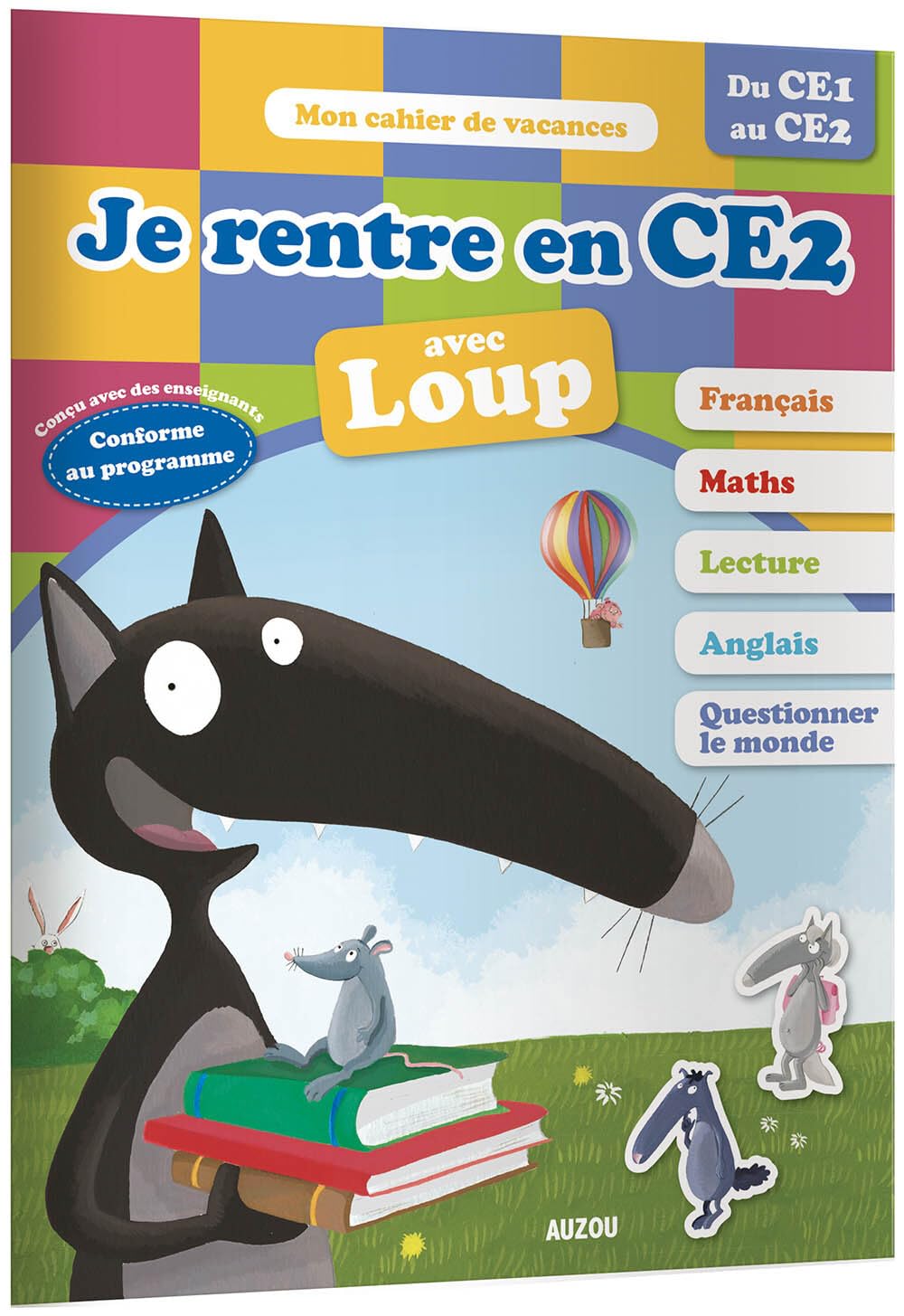 Cahier de vacances du Loup - Je rentre en CE2 (édition 2018) book
