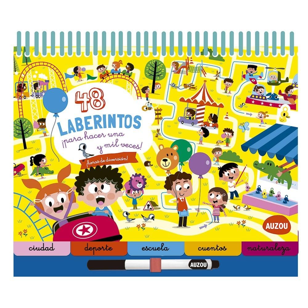 Busca y encuentra 48 laberintos para hacer una y mil veces book