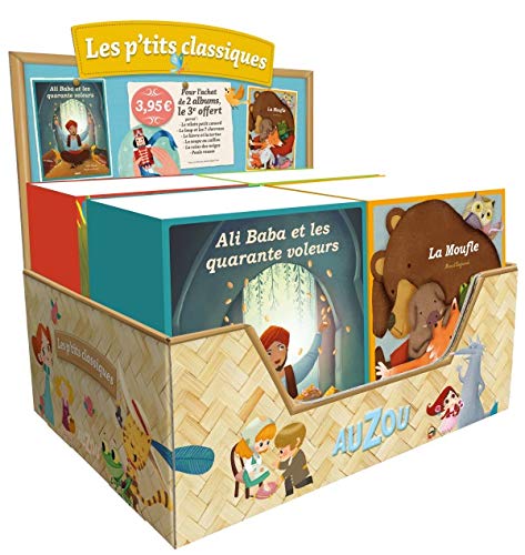 PLV DE TABLE PLEINE LES P'TITS CLASSIQUES - 56 VOL + 20 GRATUITS (2 POUR 1) book