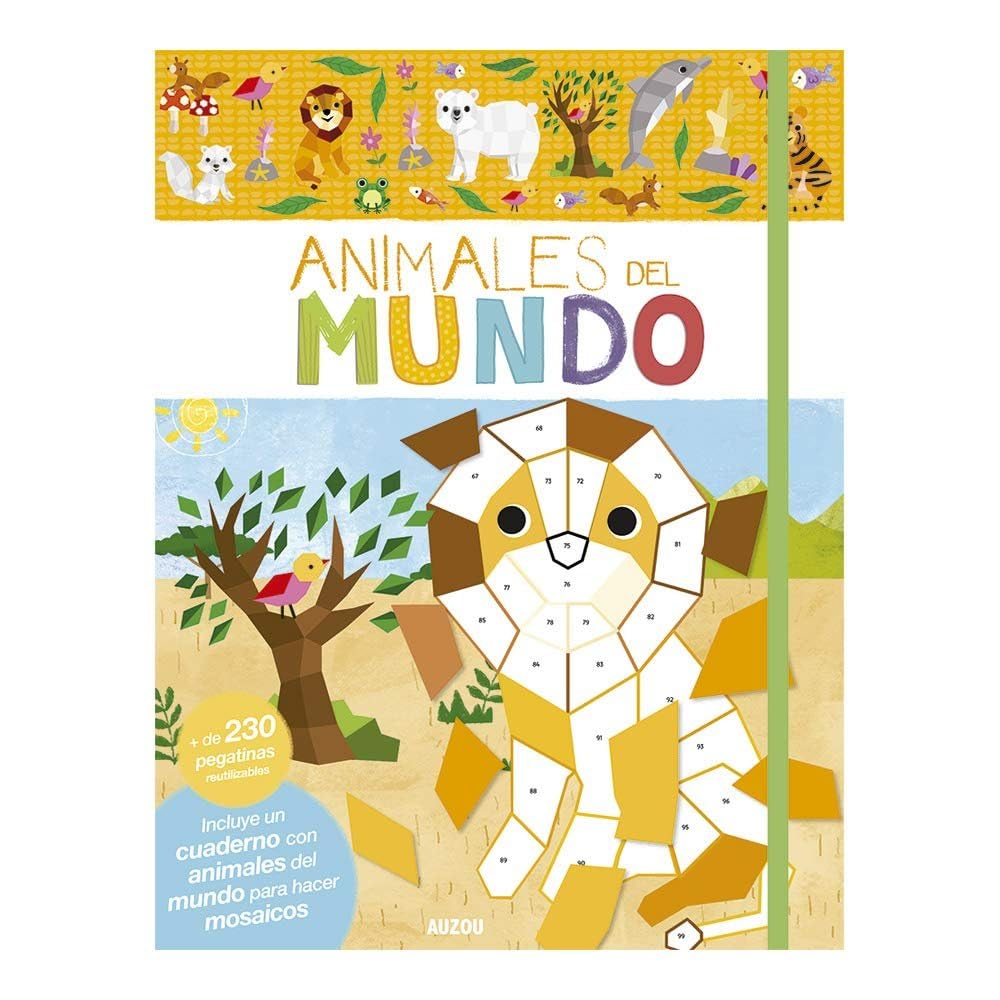Mi primer libro de pegatinas. Animales del mundo book