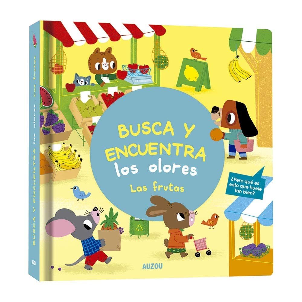 Busca y encuentra los olores. Las frutas book