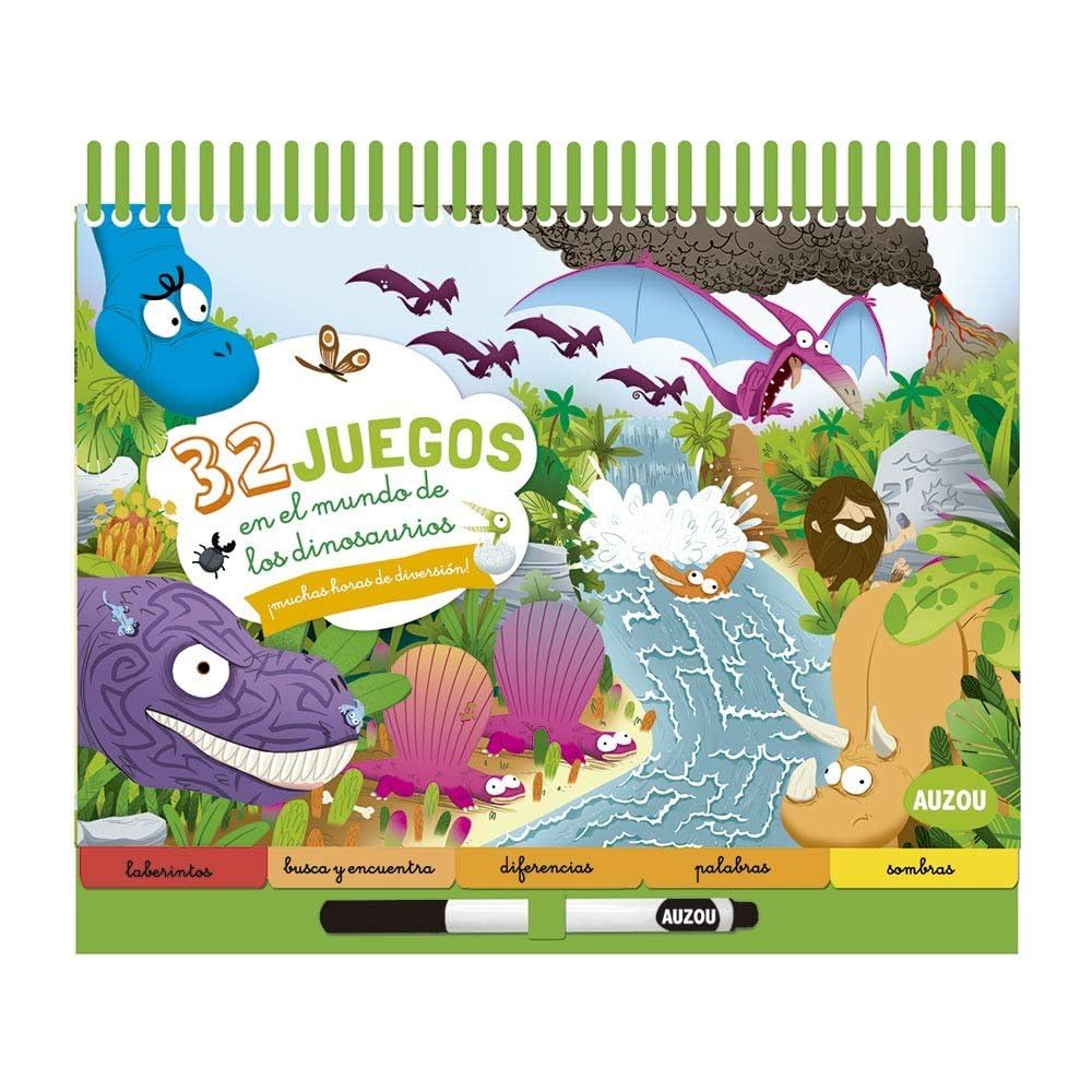 32 juegos en el mundo de los dinosaurios book