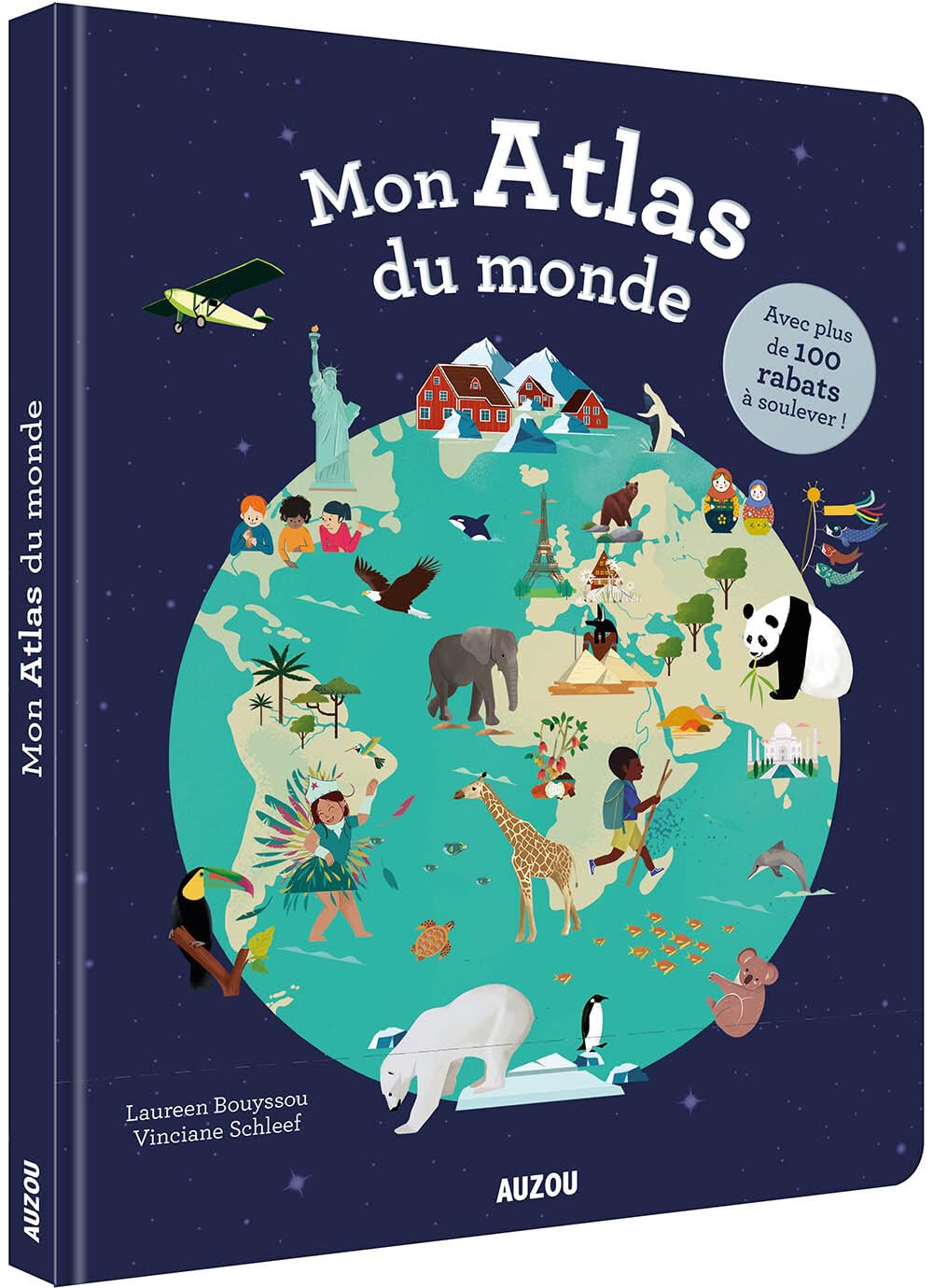 Mon atlas du monde: AVEC PLUS DE 100 RABATS À SOULEVER book