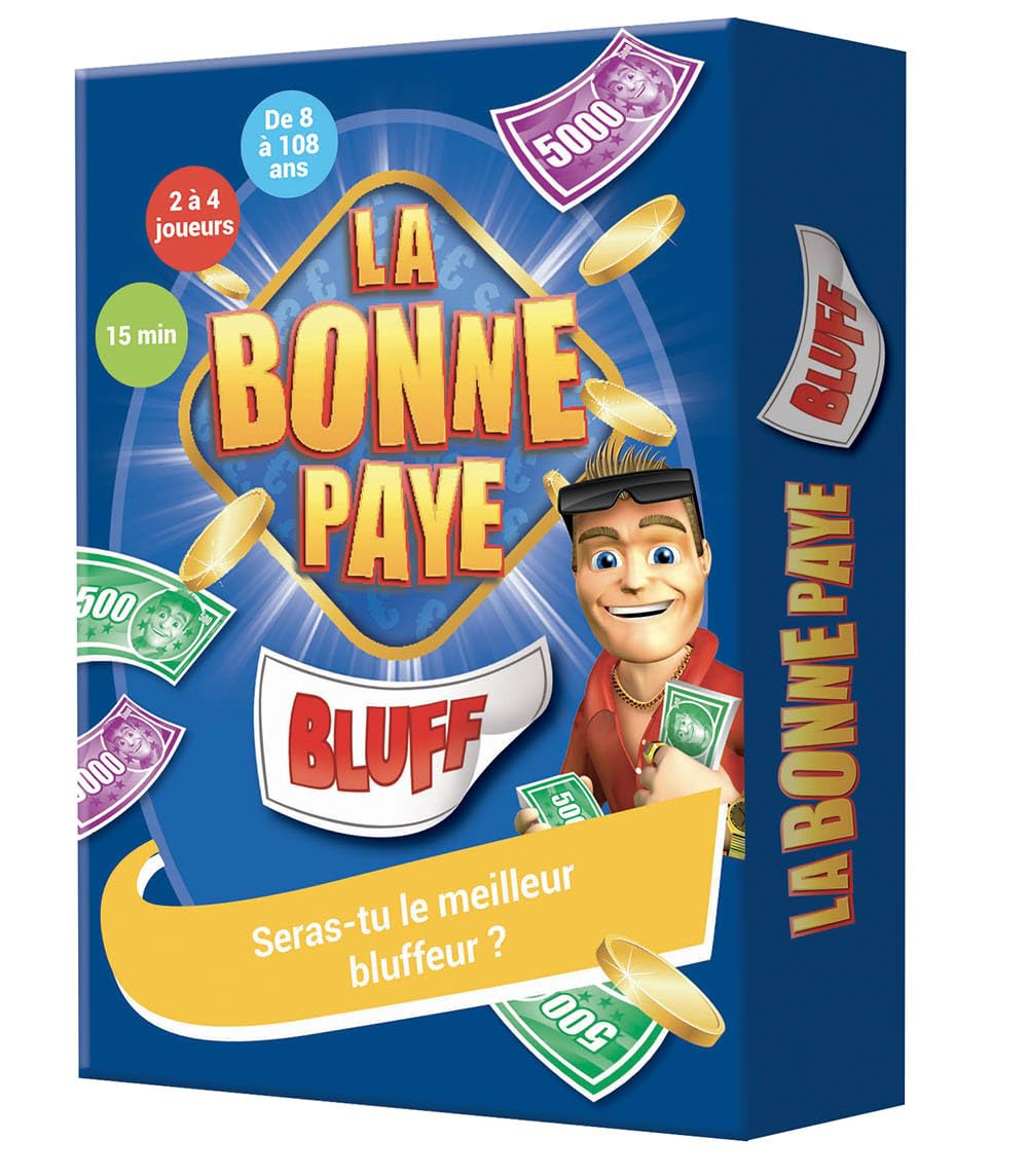 JEUX DE CARTES - LA BONNE PAYE - BLUFF book