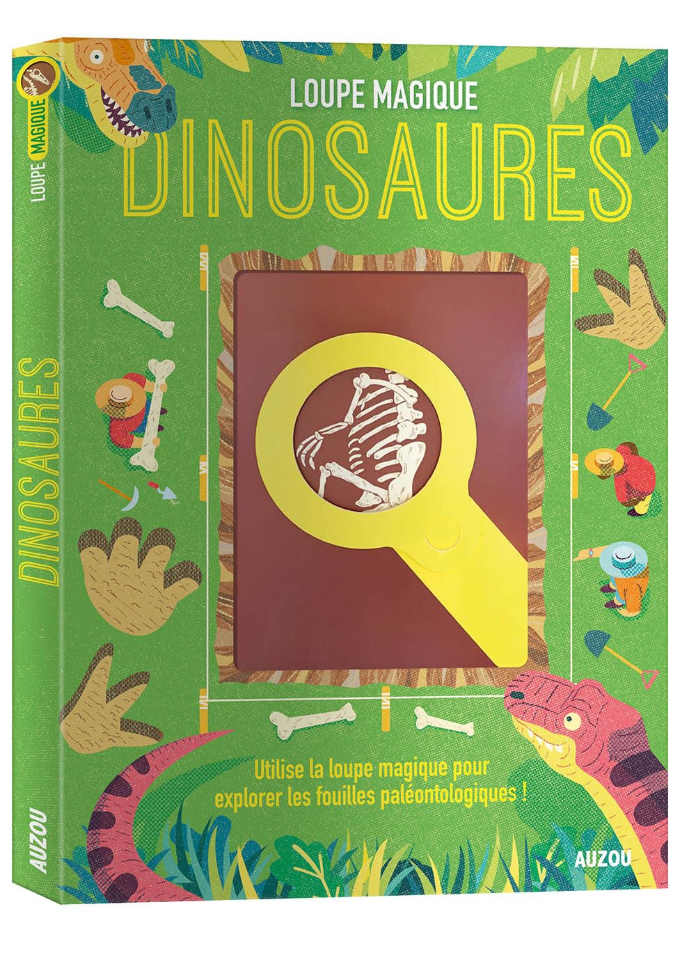 LOUPE MAGIQUE - DINOSAURES Children's books