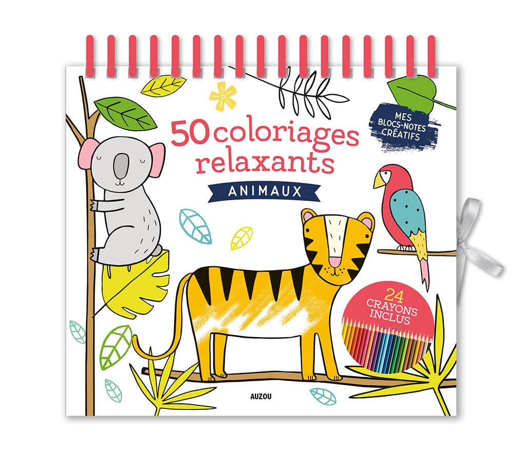 MES 50 COLORIAGES RELAXANTS - ANIMAUX book