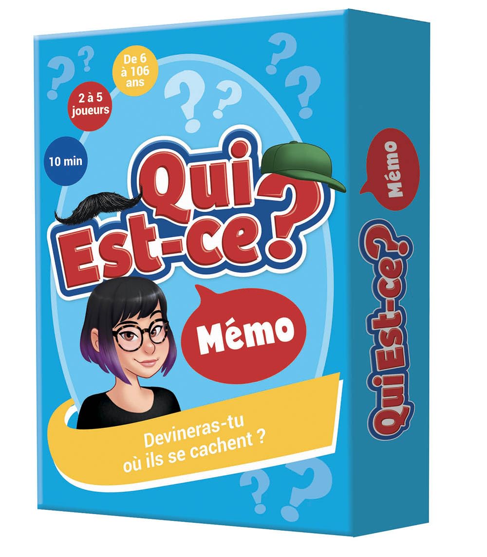 JEUX DE CARTES - QUI EST-CE ? - MÉMO Leisure & Fun