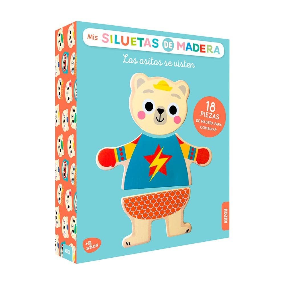 Mis siluetas de madera. Los ositos se visten book