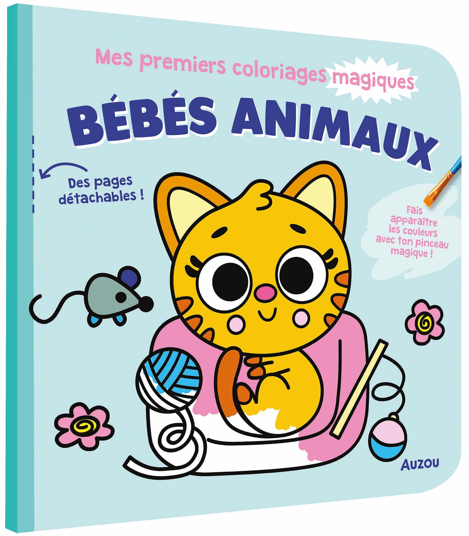 Mes premiers coloriages magiques - bébés animaux book