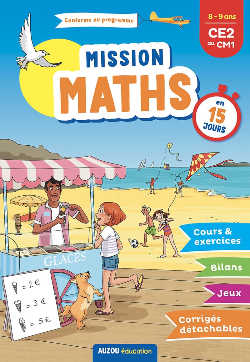 MISSION MATHS EN 15 JOURS - DU CE2 AU CM1 book