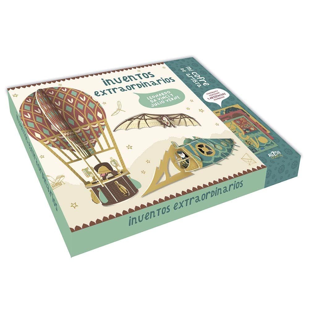 INVENTOS EXTRAORDINARIOS LEONARDO DA VINCI Y JULIO VERNE book