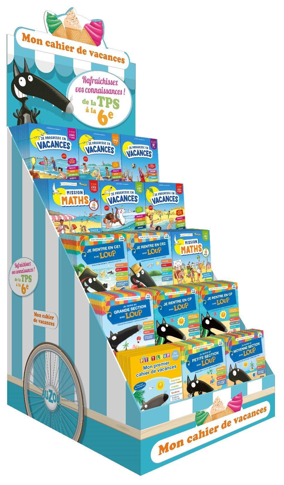 PLV PLEINE DE SOL - CAHIERS DE VACANCES - 250 VOL book