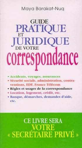 Guide pratique et juridique de votre correspondance book