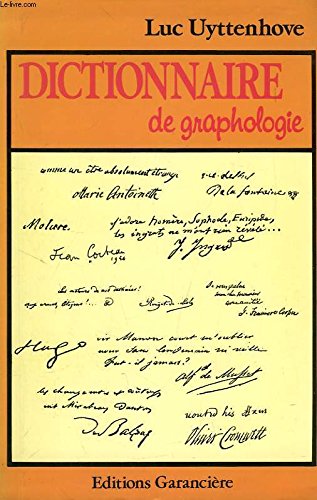 Dictionnaire de graphologie book