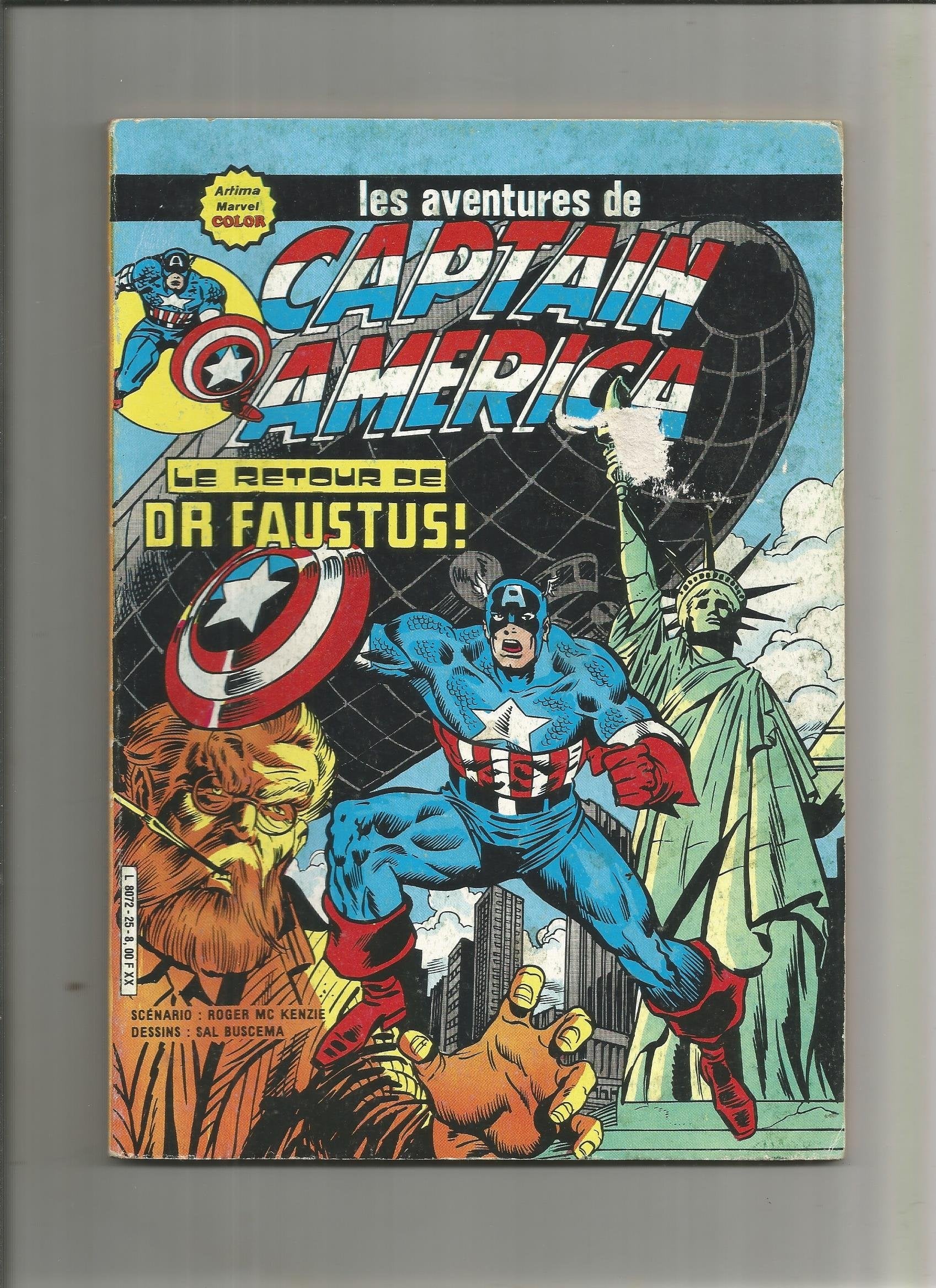 Les aventures de Captain América : n° 25 Le retour de Faustus! book