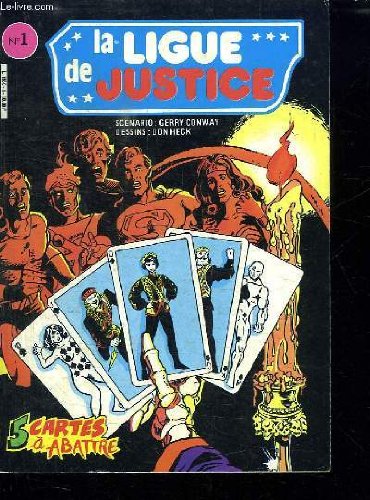 LA LIGUE DE JUSTICE N° 1. 5 CARTES ABATTRE. book