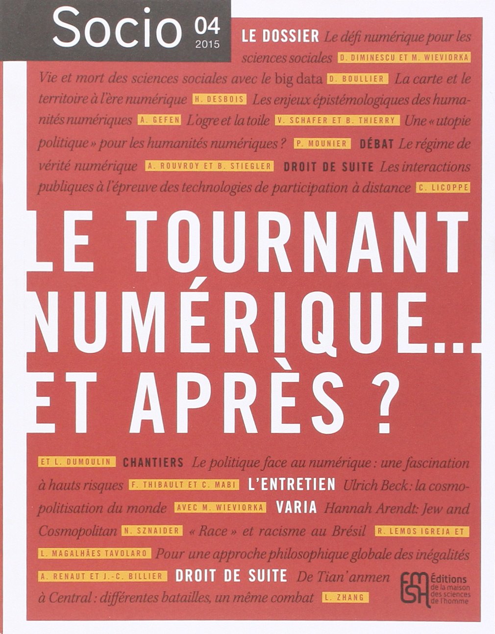 Tournant numérique et après ? book