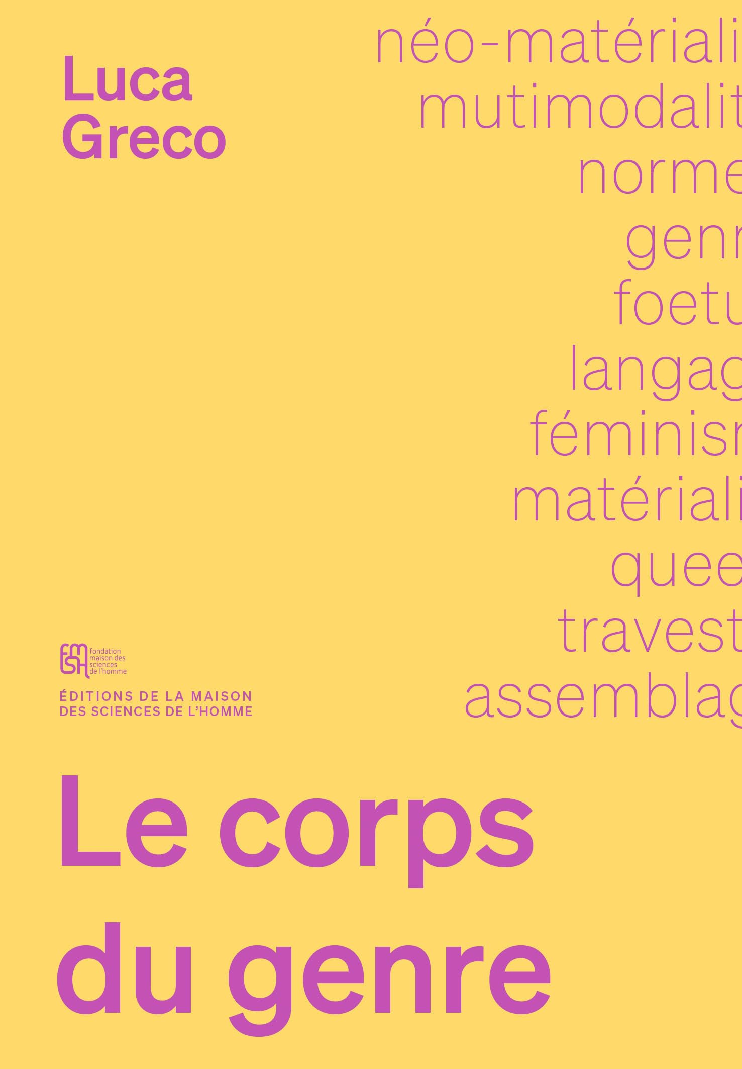 Le corps du genre: Langage, matière et non humain book