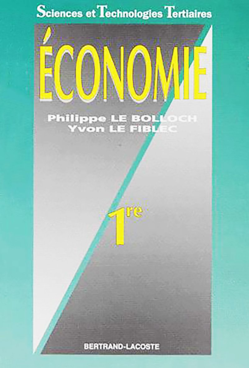 Economie, 1re STT book