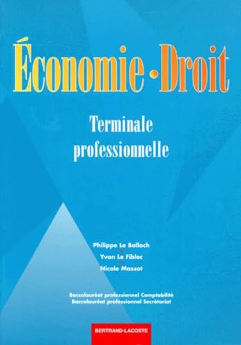 Economie, droit, terminale professionnelle book