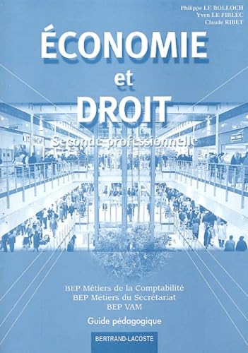 Economie et droit, 2nde professionnelle book