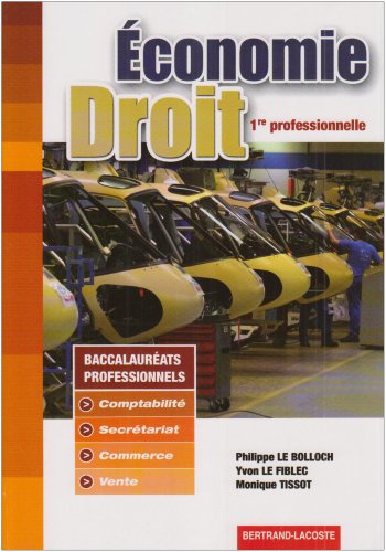Economie-Droit 1ere Bac pro book