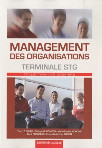 Management des organisations Tle STG book