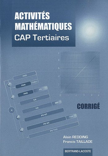 Activités mathématiques CAP tertiaires : corrigé : livre du professeur book