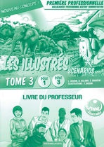 Les illustrés en scénarios. Vol. 3. Les relations externes, baccalauréat professionnel gestion-administration : première professionnelle, pôle 1, pôle 3 : livre du professeur book